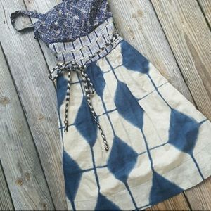 Anthropologie  (maeve) strapless (no straps) dress